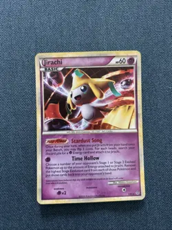 Pokemon TCG Jirachi Unleashed Holo Rare Card 1/95 - Image 1