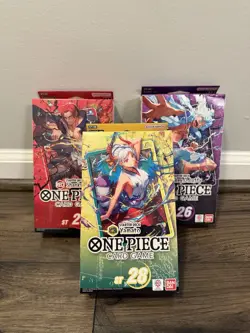 Bandai One Piece Card Game Starter Deck Lot ST-23 Shanks ST-26 Luffy ST-28 - Image 1