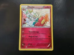 Floette XY139 HD SWIRL Cosmos Holo Black Star Promo Pokemon Card NM - Image 2