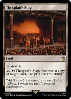 Thespian's Stage 0323 MTG WHO Rare NP - Image 1