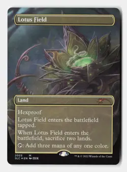 Lotus Field 2023 Rare Secret Lair Countdown Kit Magic: The Gathering Foil NM - Image 1