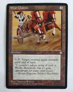 ►WAR CHARIOT ►ICE AGE 1995 EISZEIT ►NM ►ARTIFACT ►MAGIC MTG ►Streitwagen - Image 1