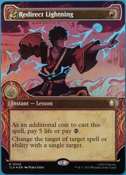 Redirect Lightning (Showcase) FOIL Avatar: The Last Airbender NM (522261) - Image 1