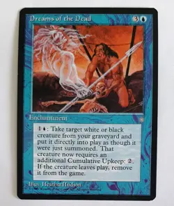 ►DREAMS OF THE DEAD ►ICE AGE 1995 ►NM ►BLUE ►MAGIC MTG ►EISZEIT Traume der Toten - Image 1