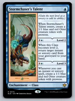 Stormchaser's Talent 75 Rare Bloomburrow MTG Near Mint - Image 1