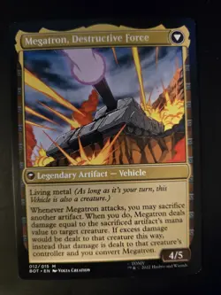 Megatron, Tyrant NM Transformers - The Brothers' War MTG FREE SHIPPING - Image 2