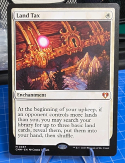 Wizards of the Coast Land Tax Commander Masters Regular Mythic White 0037 - Image 1
