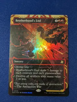 Brotherhood's End (R) Foil #39 Secrets of Strixhaven: Mystical Archive MTG NM - Image 1