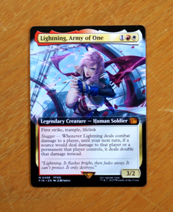 Lightning, Army of One Mythic #498 Borderless - Magic the Gathering FF - NM - Image 1