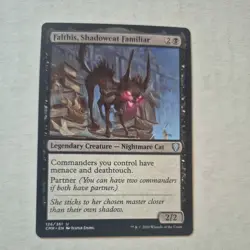 Falthis Shadowcat Familiar - 126 - Commander Legends - LP - Legendary Creature - Image 1