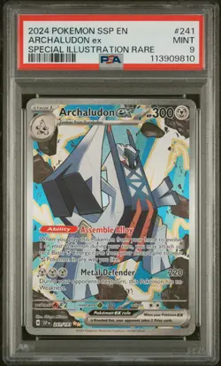 Archaludon ex 241/191 PSA 9 | Pokemon SV: Surging Sparks - Image 1