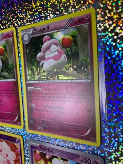 Pokemon TCG: Reverse Holo 067/198 & 089/167 Swirlix; XY Holo 95/146 Slurpuff - Image 4