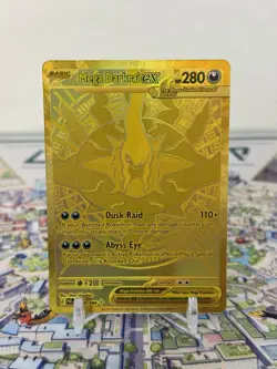 Pokemon Mega Darkrai EX 120/084 Ultra Rare Full Art Gold Holo - Image 1