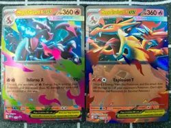 Pokemon TCG Mega Charizard EX X & Y Promo Holos #029 & #030 - Image 1