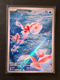 Pitch Black Goldeen Holo Illustration Rare, 087/084 NM Pokemon TCG - Image 3