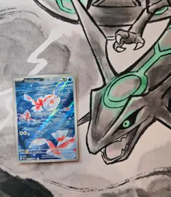 Pitch Black Goldeen Holo Illustration Rare, 087/084 NM Pokemon TCG - Image 5