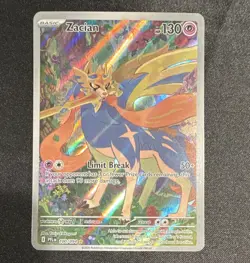 The Pokemon Company Pokemon TCG Zacian 100/094 Phantasmal Flames Holo EN NM💎 - Image 1