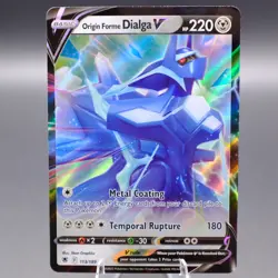 Origin Forme Dialga V 113/189 Ultra Rare SWSH10: Astral Radiance Pokemon TCG NM - Image 1
