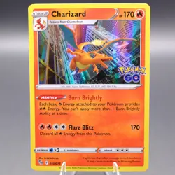Charizard 010/078 Holo Rare Pokemon GO Pokemon TCG NM - Image 1