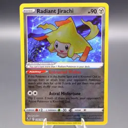 Radiant Jirachi 120/195 Radiant Rare SWSH12: Silver Tempest Pokemon TCG NM - Image 1