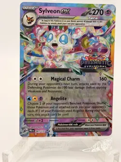 Sylveon ex - (Prismatic Evolutions Stamp) 041/131 Pokemon NM - Image 1