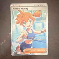 Pokemon TCG Misty's Vitality 111/084 PBLN Full Art Holo Ultra Rare ENG - Image 1