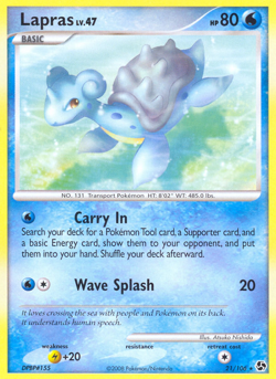 Lapras 21/106 Rare Great Encounters Pokemon Lightly Played - Image 2