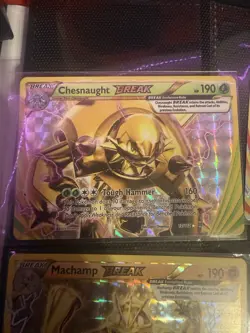 Nintendo Pokemon TCG BREAK Holo Lot x6 Chesnaught Pyroar Machamp 2016 English - Image 2
