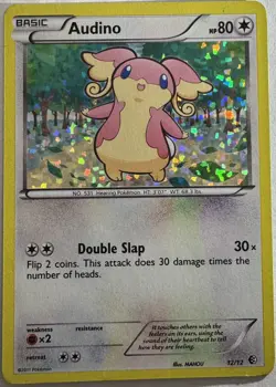 Holo Audino 12/12 2011 McDonald’s Promo Collection Pokemon TCG - Image 1