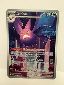 Pokemon TCG Crobat Holo Illustration Rare Chaos Rising 093/111 NM - Image 1
