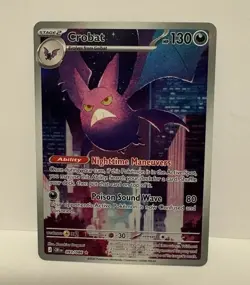 Pokemon TCG Crobat Holo Illustration Rare Chaos Rising 093/111 NM - Image 2