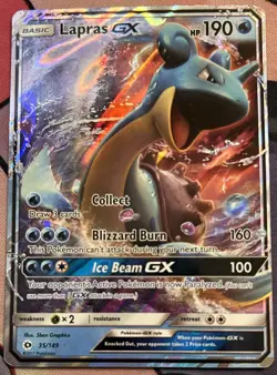 MP - Lapras GX 35/149 - SM Base Set - Pokemon TCG - Image 1