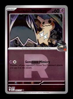 Team Rocket's Mimikyu (Team Rock 097/217 Ascended Heroes Pokemon Reverse Holo NM - Image 1