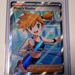 Pokemon TCG Misty's Vitality 111/084 Paldean Fates Ultra Rare - Image 1