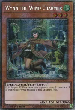 Wynn the Wind Charmer - CH02-EN003 - Starlight Rare - 1st Edition Lightly Played - Image 1