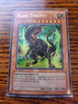PL - 1st edition Black Tyranno - Invasion of Chaos IOC-075 Ultra Rare - Image 1