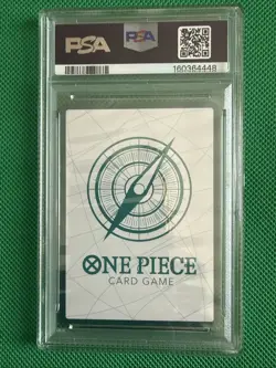 2026 One Piece Op14-Eb04 The Azure Sea's Seven Don!! Dracule Mihawk Gold PSA 10 - Image 2