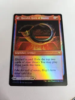 Birgi, God of Storytelling / Harnfel 1x FOIL KHM MTG Kaldheim Rare MINT - Image 2