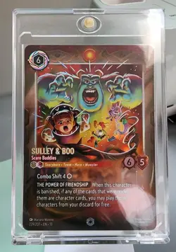 Disney Lorcana Sulley & Boo Scare Buddies Set 13 Enchanted Foil 229/207 - Image 3