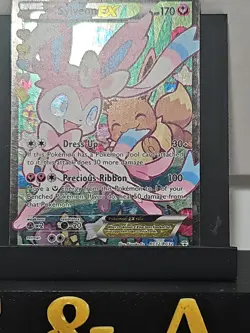 Pokemon Sylveon EX Full Art Ultra Rare Holo RC32/RC32 Generations Card MP - Image 3