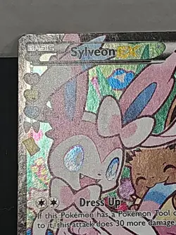 Pokemon Sylveon EX Full Art Ultra Rare Holo RC32/RC32 Generations Card MP - Image 4