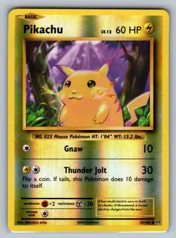 Pikachu XY - Evolutions #35/108 Common, Reverse Holo Pokemon Card - Image 1