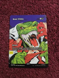 Beast Within 0033 Regular Borderless Marvels Spider-Man - Image 1