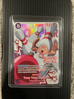 One Piece x Round 1 ENGLISH Promo Card - Tony Tony Chopper OP09-068 - Image 1