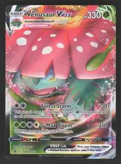 Venusaur VMAX SWSH102 Pokemon TCG Sword & Shield Promo Cards NM - Image 1