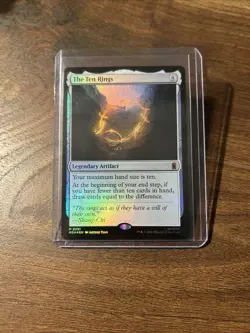 FOIL THE TEN RINGS Marvel Super Heroes MSH Magic MTG MINT CARD - Image 1
