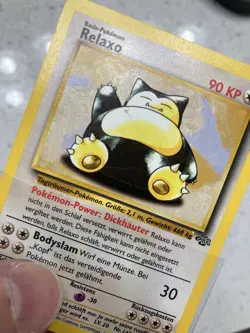 ~DE~ GERMAN Relaxo (Snorlax) 27/64 Jungle Pokemon Card (Z1) - Image 3
