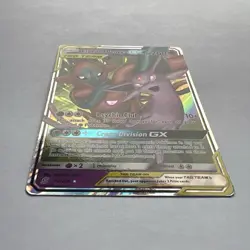 Espeon & Deoxys GX 72/236 Sun & Moon Tag Team Ultra Rare Holo Pokemon Card (NM) - Image 2