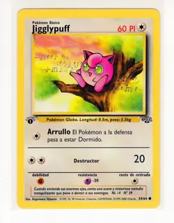 ~ESP~ SPANISH Jigglyuff 1st Edition 54/64 Pokemon Card (Z1) - Image 1