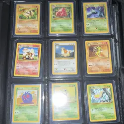 Pokemon TCG 1999 Base Set/Jungle/Fossil 108 Card Lot in Binder - Image 1
